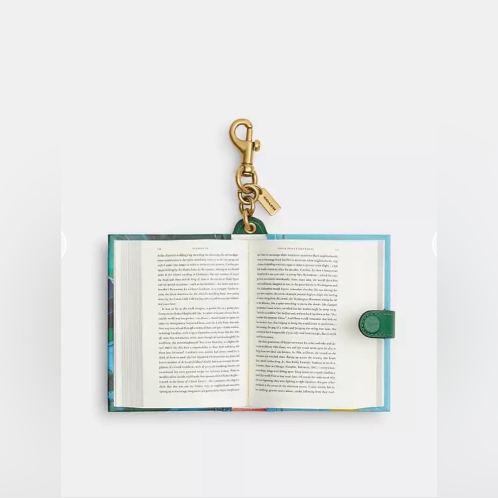 SOLD ๐๏ธ Coach Book Bag Charm - Little Fires Everywhere By Celeste Ng - Picture 3 of 8